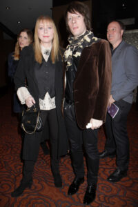 Photo of Bebe Buell and her husband