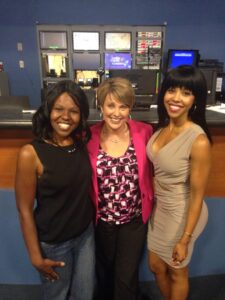 Anchor Julie With Sisters, Lanetra and KJ Smith.Anchor Julie With Sisters, Lanetra and KJ Smith.