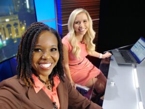 WCTV's Anchors Michelle With Co Host Lanetra Bennett.