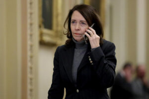 A Photo Of Maria Cantwell In action.
