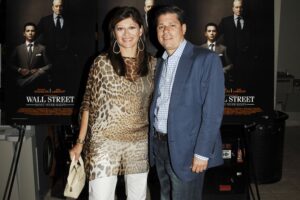 A Photo Of Fox News Anchor Maria Bartiromo With Her Husband Jonathan Steinberg.