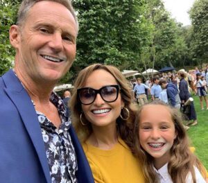 A Photo Of Giada With His Exhusband Todd With Their Daughter At Her Graduation.